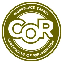 COR (Certificate of Recognition) safety certification logo